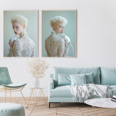 SALON ALBINAS CON RATA