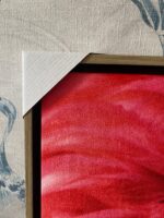 OBRA EN TERCIOPELO ENMARCADA